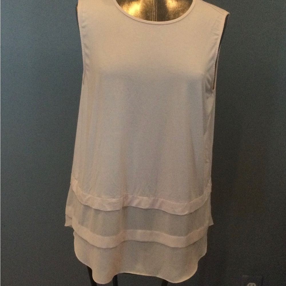 Vince Camuto Pink Sleeveless Tunic